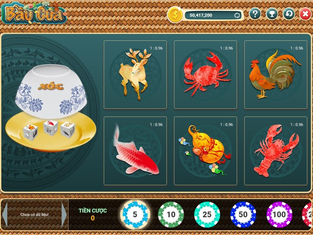 Trò chơi Bầu Cua Tôm Cá