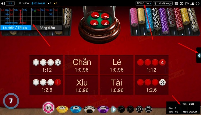 Luật chơi xóc đĩa